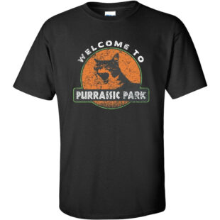 Cat Welcome To Purrassic Park Vintage shirt