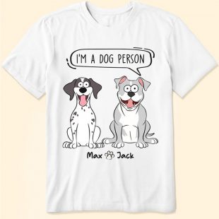 I'm A Dog Person Custom Name shirt